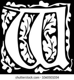 letter arts and craft calligraphy logo