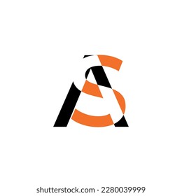 letter a,s logo design, letter a logo design letter s logo design, vector template.t-shirt design.
