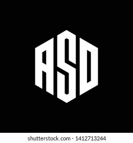 Letter ASD logo design - Vector - Vector 