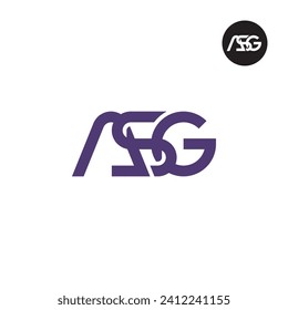 Letter ASG Monogram Logo Design