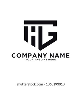 letter atg logo vector template