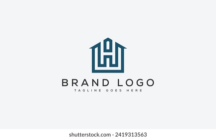 letter AU logo design vector template design for brand.