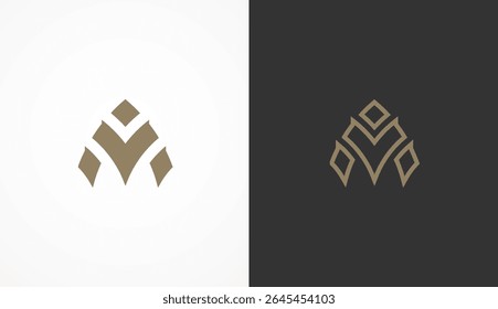 Letter AV Logo Design, Modern letter AV Monogram Logo with two style, usable for brand and company logos, vector illustration