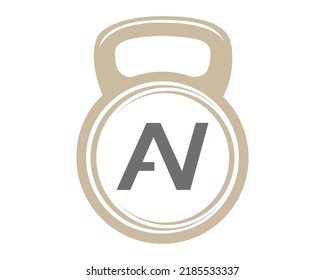 Letter AV AN logo Design Template Vector. Modern letters A V N, AV AN Alphabet icon