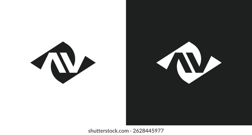 Letter AV Logo Design Vektor