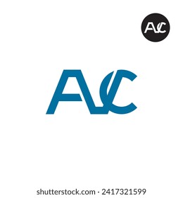 Letter AVC Monogram Logo Design