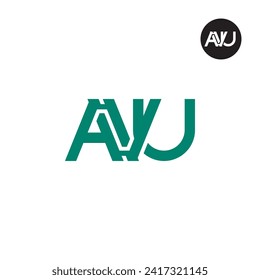 Letter AVU Monogram Logo Design