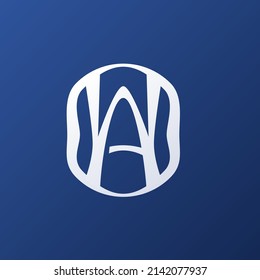Letter AW Logo Design. Initial W and A Logo Identity for Branding, Business, Appare, Fasion, Jewellery and Luxury Brand