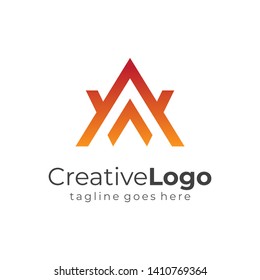 Letter AW Logo Usable For Business, Branding , Graphic Resources and More | Gradient Flat Vector Design