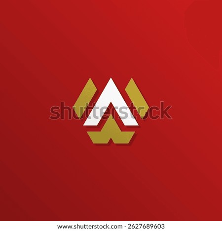 Letter AW Luxury Monogram Logo