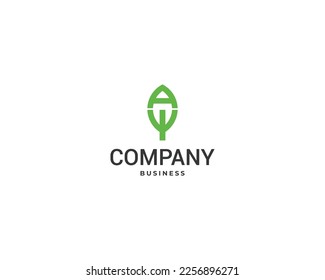 Letter AW WA (einfaches Logo für Blattform) Vektorsymbol - Vektorsymbol