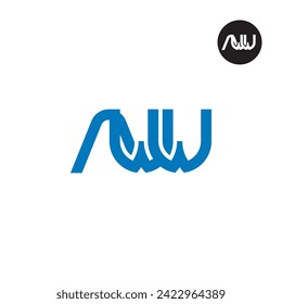 Letter AWW Monogram Logo Design