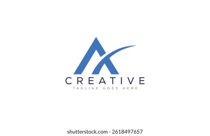 Carta AX logotipo design modelo vetor ilustração
