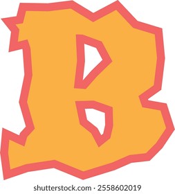 Letter A-Z Flame Alphabet Design