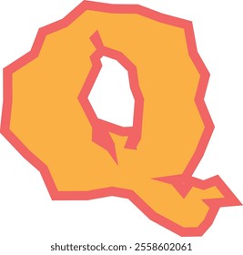 Letter A-Z Flame Alphabet Design