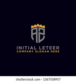 Letter AZ Initial icon / logo design Monogram inspiration.