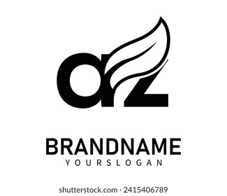 
Plantilla de diseño del logotipo de la hoja de cálculo de la carta az