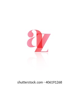 Letter AZ logo