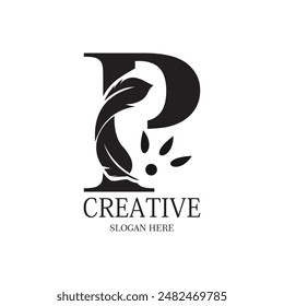 Letter a-z logo design simple concept Premium Vector