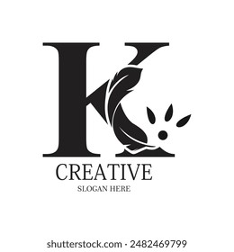 Buchstabe a-z Logo Design Einfaches Konzept Premium Vektorgrafik