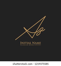 Letter AZ Logo. Initial Letter Design Vector Luxury Colors