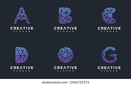 a-z Technologie Logo Design Template Sammlung.	
