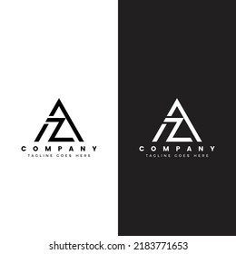 Letter Az Or Za Logo Design