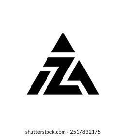 Letter Az or Za overlap modern initial monogram logo idea