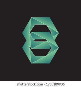 Letter B 3D Logo for any industry