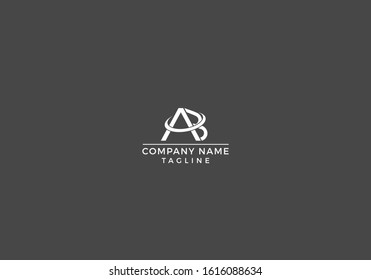 Letter A B AB Logo Abstract Design In Vector file