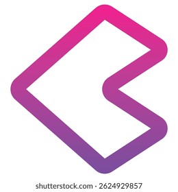 
Letter b abstract colorful logo design template vector
