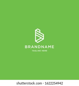 Letter B abstract initial logo icon design template vector illustration