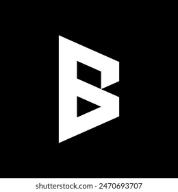 El logotipo Abstractas de la letra B se puede utilizar para el icono, signo, logotipo y etc