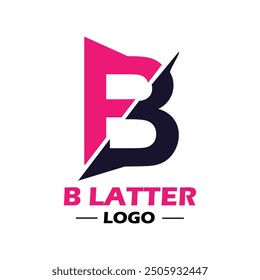 Letter B abstract logo design