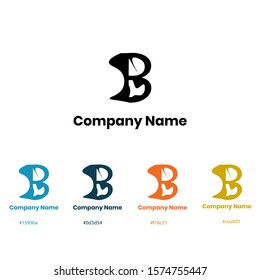 letter b abstract logo for your company. eps 10