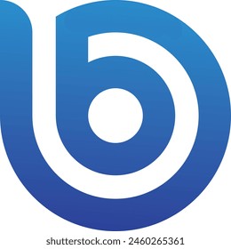 Letter B app logo design template for your brand