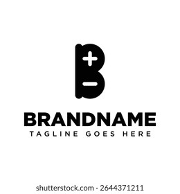 Letter B Battery Logo, symbolizing power, energy, and reliable performance