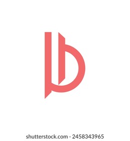 Letter  B, BD, DB D Monogram Logo and icon Design , sutable for business.Creative Typography logo 