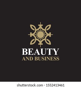 letter B beauty and business logo design inspirations	