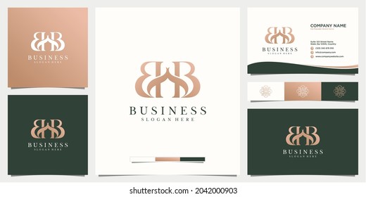 Letter b beauty symbol logo design