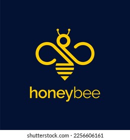 letter b for bee vector 