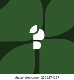 letter B beetle icon design vector illustration
