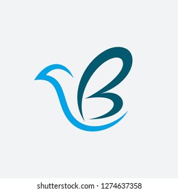 Letter B Bird 
