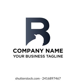 Letter B Bird Logo Design