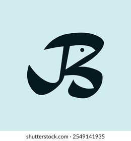 Letter B and bird logo vector design.
