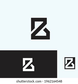 Plantilla de ilustración de logotipo de diseño negro de letra B