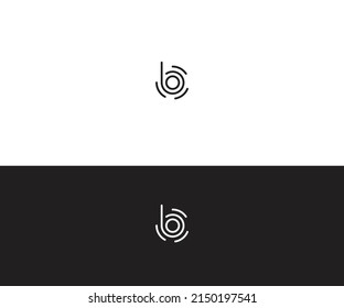 Plantilla vectorial de diseño de logotipo de letra B