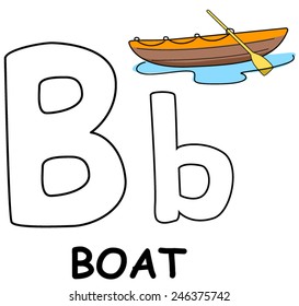 Letter B Boat