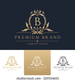 Letter B Boutique Logo template