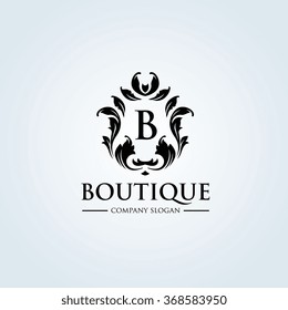 Letter B Boutique Logo Template